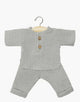 Minikane® Gordis Andrea musliinkangast komplekt, gray