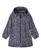 Name It Alfa Small Flower softshell pikem jope tüdrukutele, dark sapphire