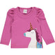 Fred's World Hello unicorn l/s T baby, Fuchsia