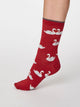 Thought Bambussokid, Swan- Berry red