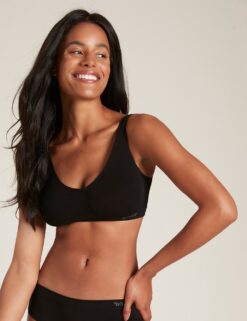 Boody rinnahoidja Shaper Crop Bra- Black Boody - HellyK - Kvaliteetsed lasteriided, villariided, barefoot jalatsid