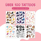 Papierdrachen ajutine tattoo, Hobused