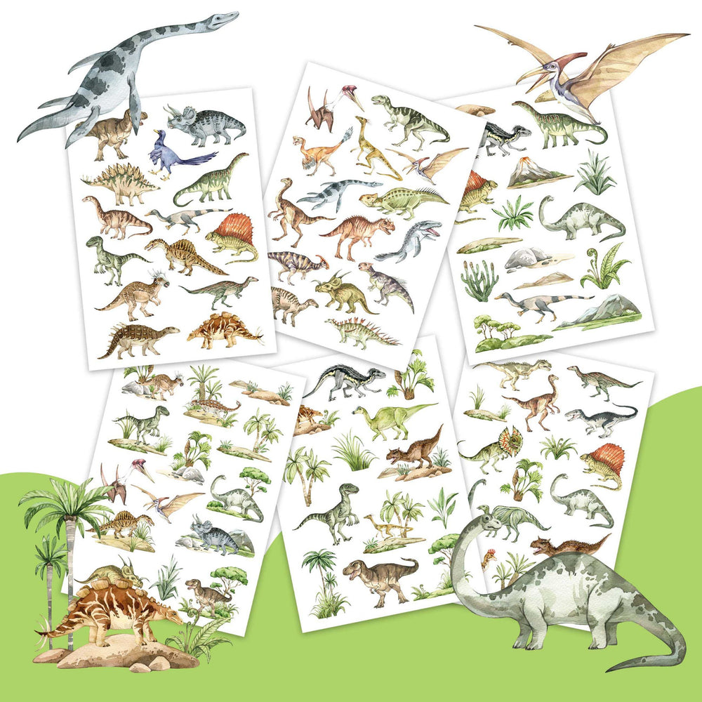 Papierdrachen ajutine tattoo, Dinosauruste maailm
