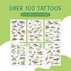 Papierdrachen ajutine tattoo, Dinosauruste maailm