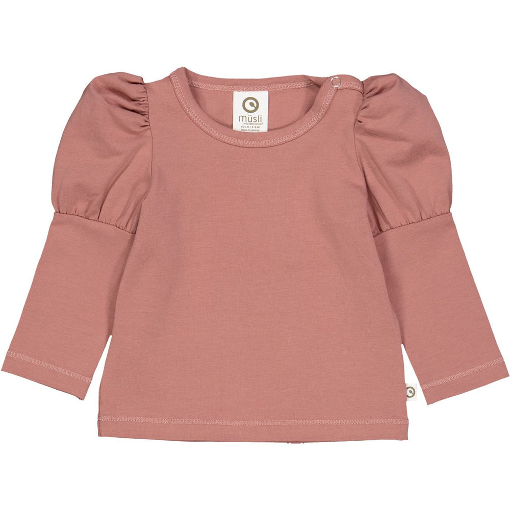 Müsli Cozy Me puff l/s T baby, daydream