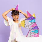 Connetix Glitter Unicorn Pack 56 pc, sädelevad magnetklotsid ✨
