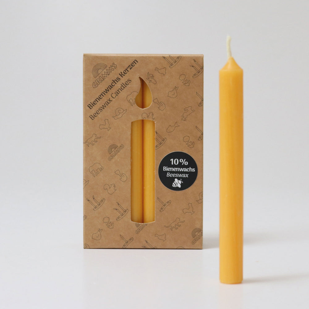 Grimm´s mesilasvahast küünal, amber. 12tk