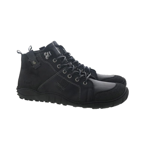 KoelMen Pax villase voodriga nahast talvesaapad, black