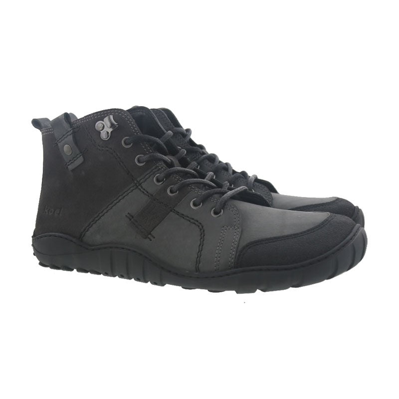 KoelMen Pax villase voodriga nahast talvesaapad, dark grey