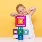 Connetix Bright Portal Pack 48 pc, üksteise sisse mahtuvate ruutudega magnetklotsid 🧩