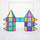 Connetix Glitter Castle Pack 48 pc, sädelevad magnetklotsid ✨