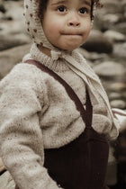 Silly Silas Teddy traksidega retro soojad retuusid, chocolate