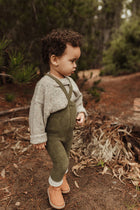 Silly Silas Teddy traksidega retro soojad retuusid, olive