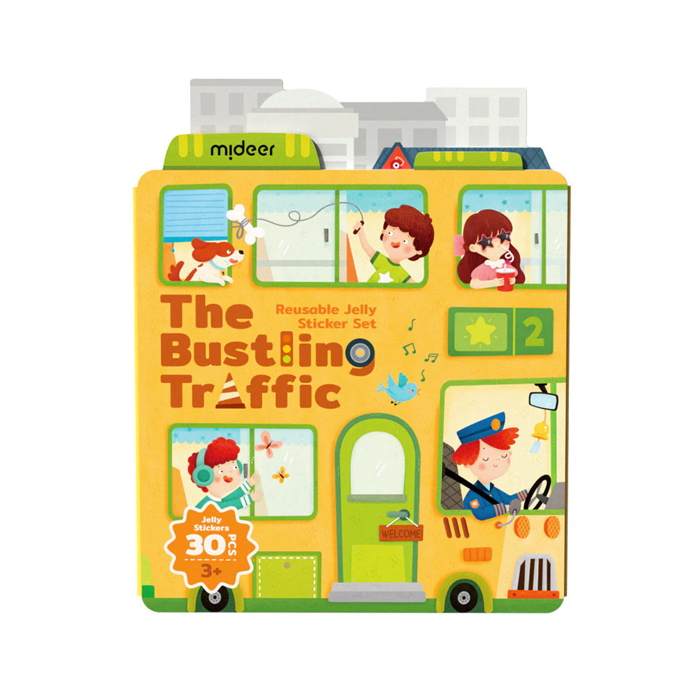 Mideer korduvkasutatavad kleepsud, liiklus tänaval