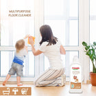 FRIENDLY ORGANIC Tsitruselõhnaline mitmeotstarbeline puhastusvahend vannile, kraanikausile ja põrandatale, 1000ml