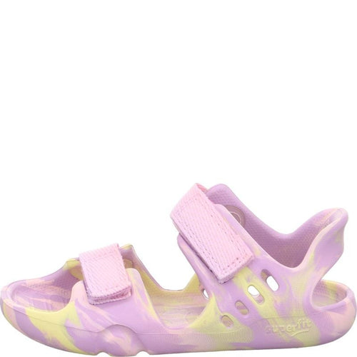 Superfit Splash-S sandaalid, lilla/kollane