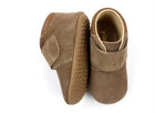Pom Pom Beginners Velcro seemisnahast kingad, light brown