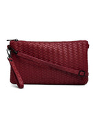 Rosemunde Remi medium clutch, cranberry black oxid