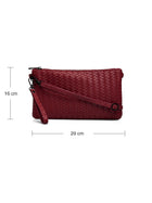 Rosemunde Remi medium clutch, cranberry black oxid
