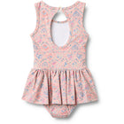 Wheat Erna ujumistrikoo, pink heart flowers