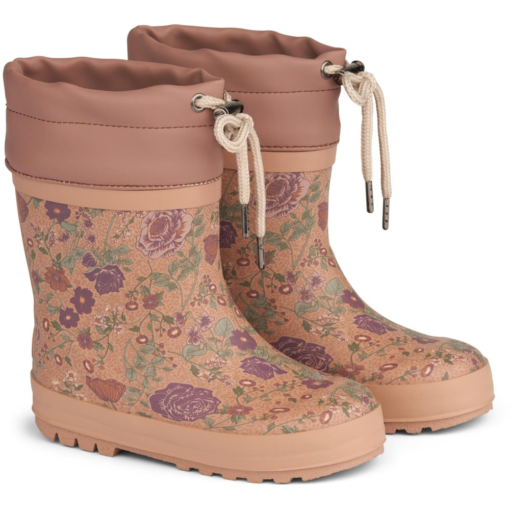 Wheat sooja voodriga kummikud, rose dawn flowers