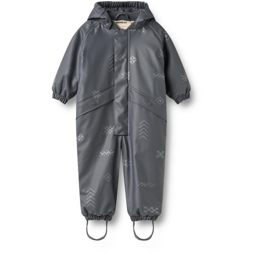 Wheat termo-vihmakombe Aiko baby, reflective jacquard
