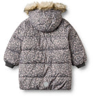 Wheat Laste talvejope - Puffer Jacket Vinteren, dark charcoal flowers