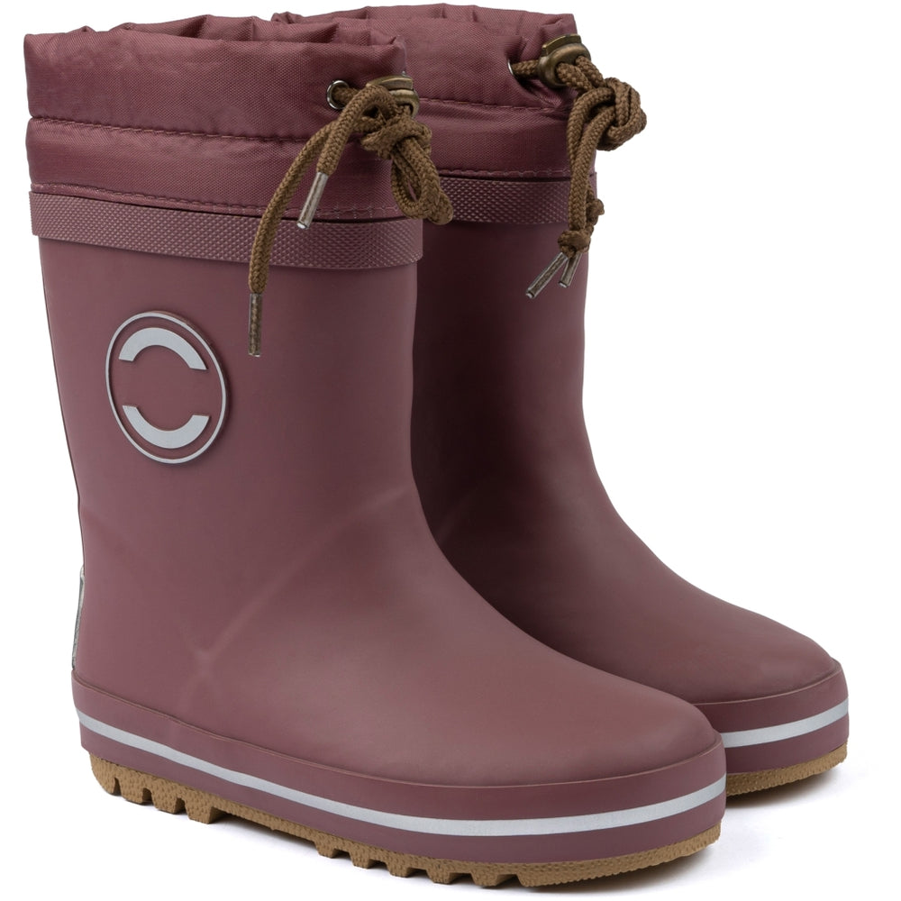Mikk-line sooja voodriga kummikud, rose brown