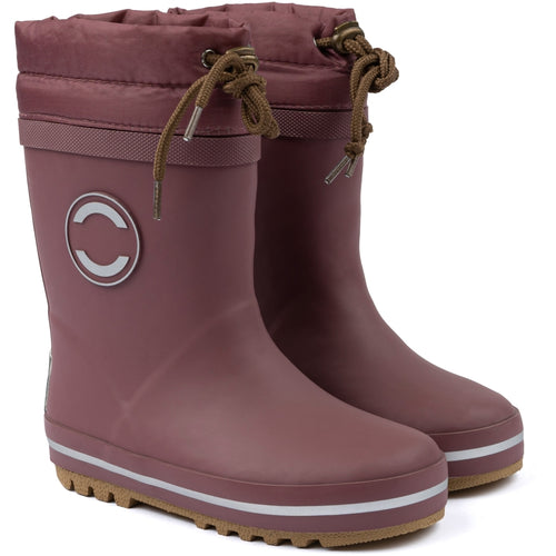 Mikk-line sooja voodriga kummikud, rose brown
