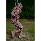 Mikk-Line ilma voodrita glitter vihmakomplekt, twilight mauve