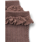 Wheat satsiga villased sokid, shadow brown