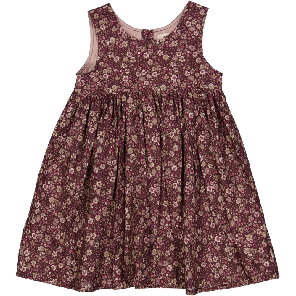 Wheat Pinafore Wrinkles kleit, mulberry flowers