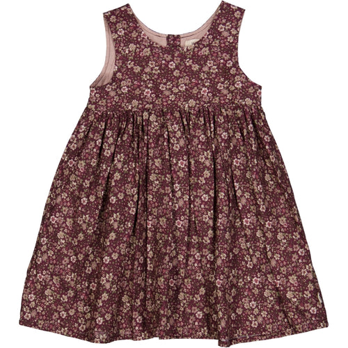 Wheat Pinafore Wrinkles kleit, mulberry flowers
