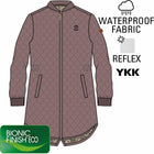 Mikk-Line Duvet termomantel, twilight mauve