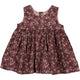 Wheat Pinafore Wrinkles kleit baby, mulberry flowers