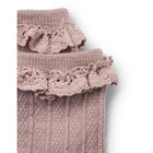 Wheat satsiga villased sokid, dry rose