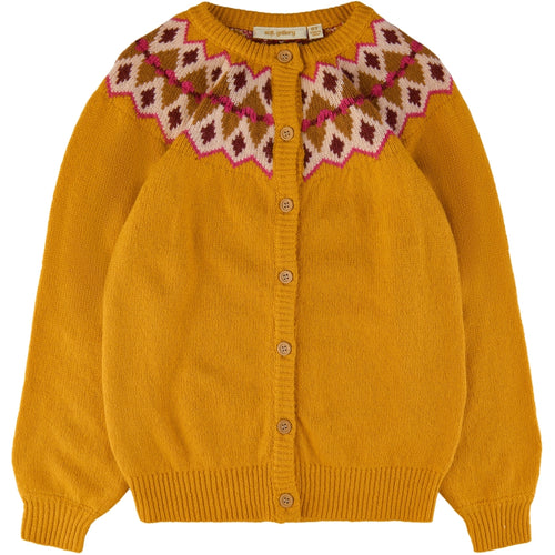 Soft Gallery Mira Knit Cardigan, Old Gold