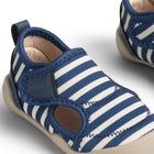 Wheat Swirl rannajalatsid, indigo stripe