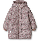 Wheat Yrsa parka, pale lilac berries
