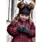 Mikk-Line lambavillaga sõrmikud, 3 pakk, black/antrazite/black
