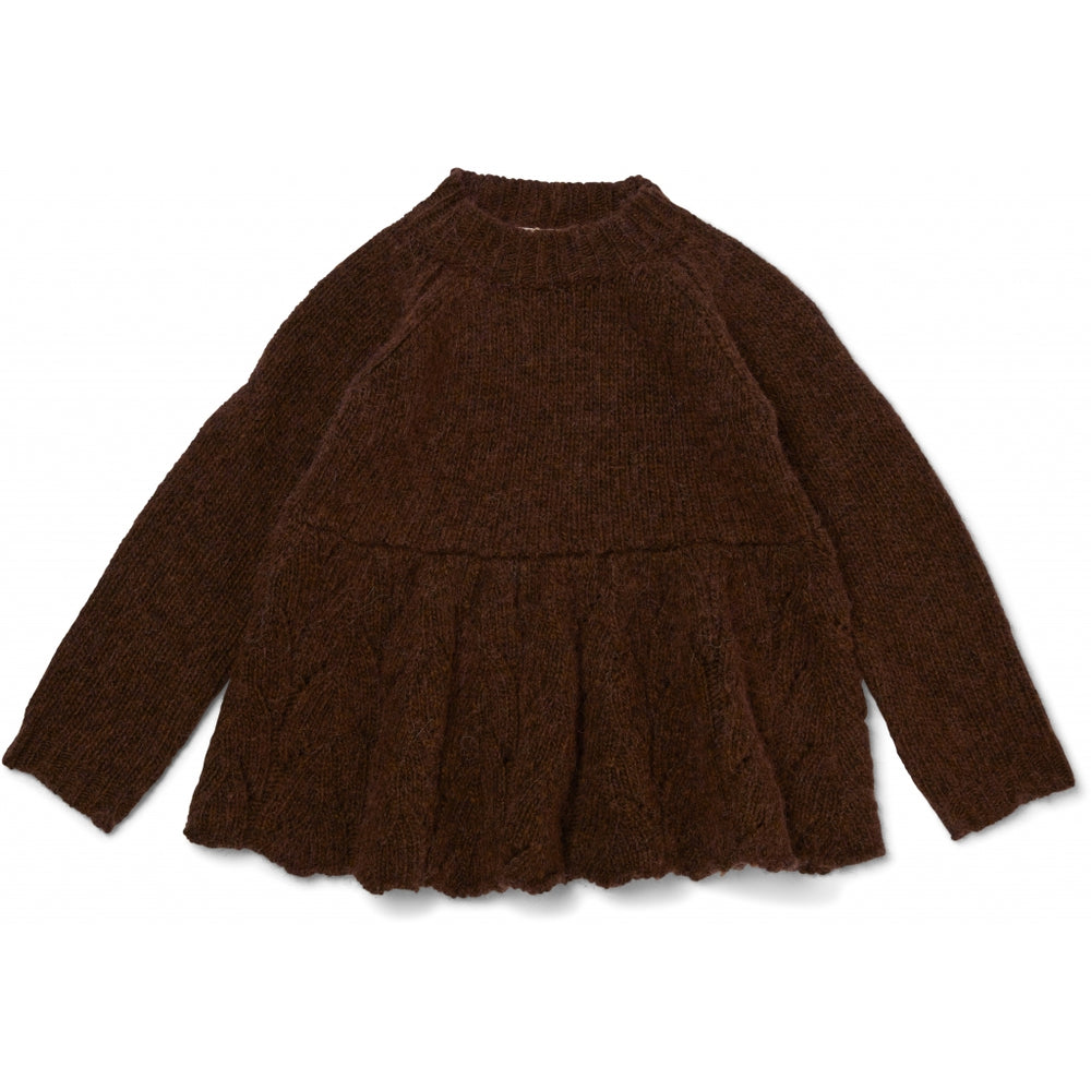Konges Sløjd alpaka- ja meriinovillaga kampsun Penny Frill, Bunny Brown