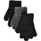 Mikk-Line lambavillaga sõrmikud, 3 pakk, black/antrazite/black