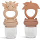 Konges Sløjd silikoonist puuviljalutt Unicorn, ROSE SAND/BROWN CLAY