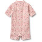 Wheat S/S Cas lühikeste varrukatega ujumistrikoo, powder flowers and seashells