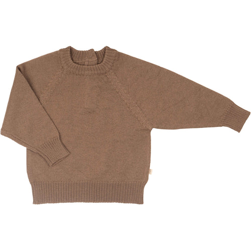 Minimalisma meriinovillane kampsun Delmar 0-5y, walnut