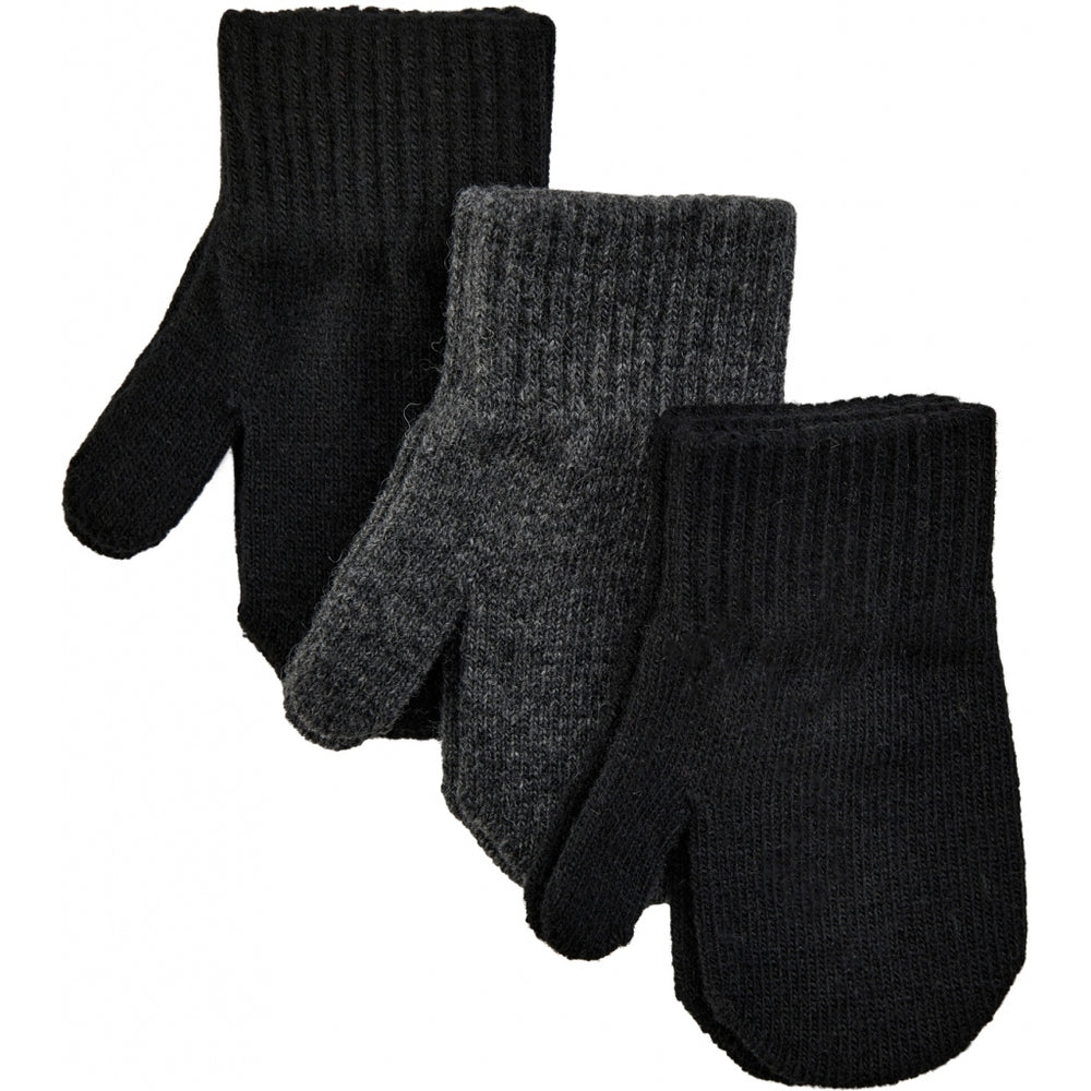 Mikk-Line lambavillaga labakud, 3 pakk, black/antrazite/black