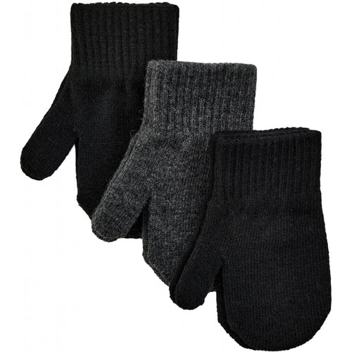 Mikk-Line lambavillaga labakud, 3 pakk, black/antrazite/black