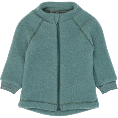 Mikk-Line meriinofliisist jakk, soonikutega mudel. Balsam green