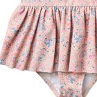 Wheat Erna ujumistrikoo, pink heart flowers
