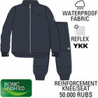 Mikk-Line Duvet termokomplekt, blue nights